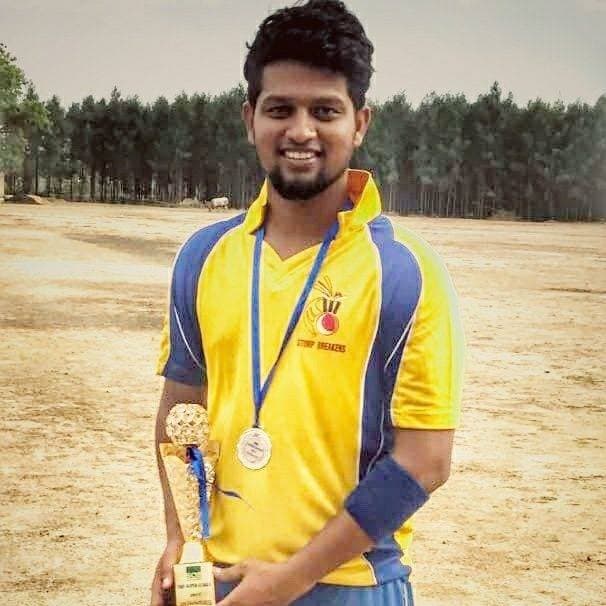 Cricket tournament medal